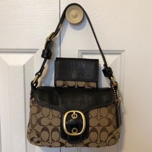 💞Coach Signature Bleeker Bag & Matching Wallet